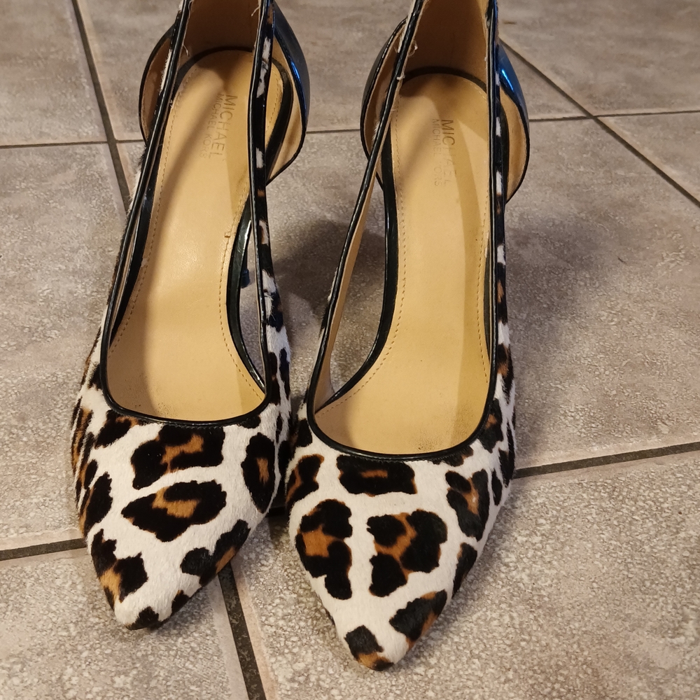 Michael Kors Leopard Print Heels